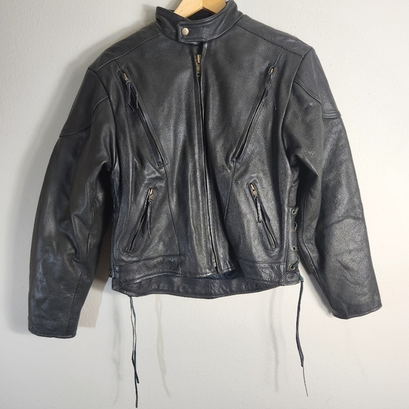 Unik Premium Jackets & Blazers - Unik Premium Womens Heavy Duty Motorcycle Jacket w/Snap out Liner-Size L